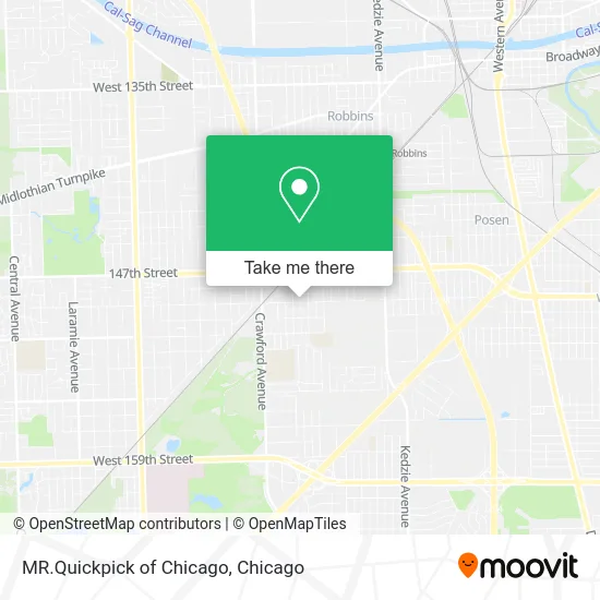 MR.Quickpick of Chicago map