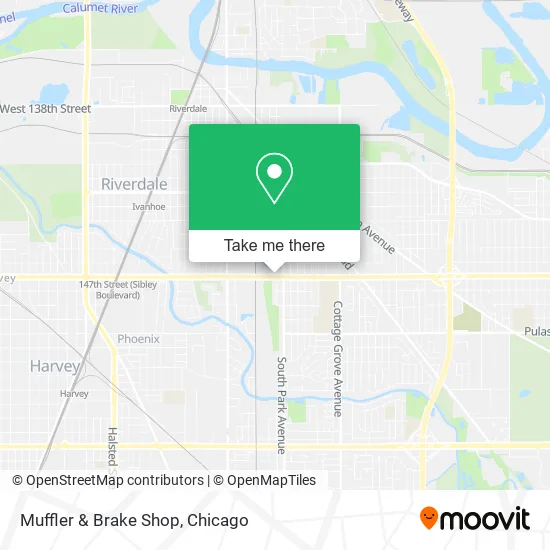 Muffler & Brake Shop map