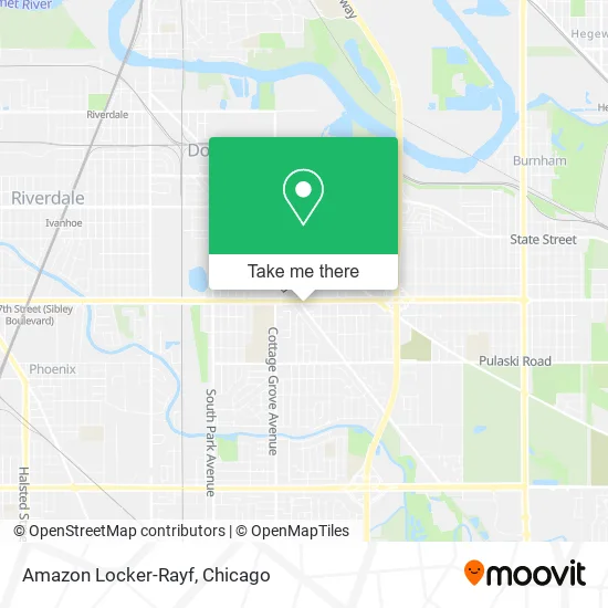 Amazon Locker-Rayf map