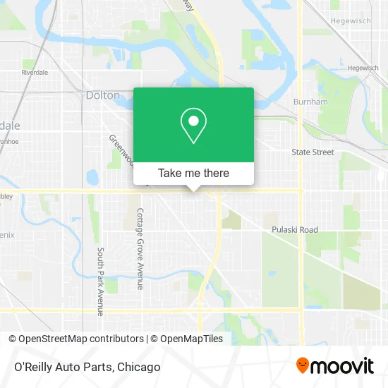 O'Reilly Auto Parts map