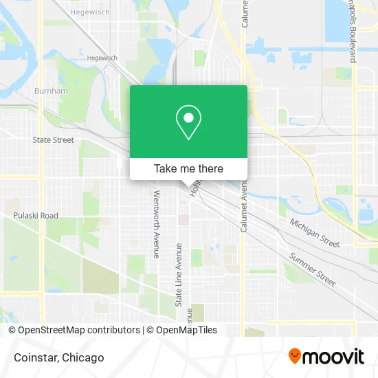 Coinstar map