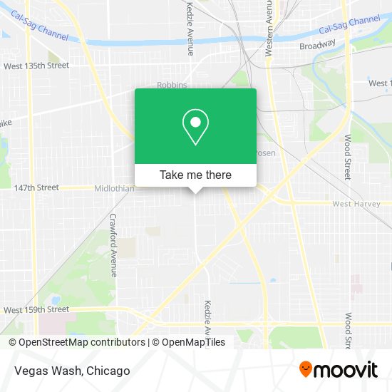 Mapa de Vegas Wash