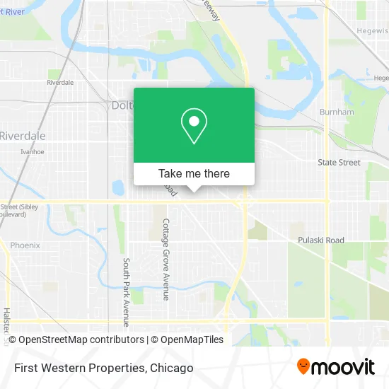 First Western Properties map