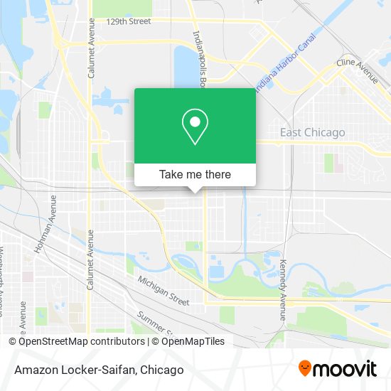 Amazon Locker-Saifan map