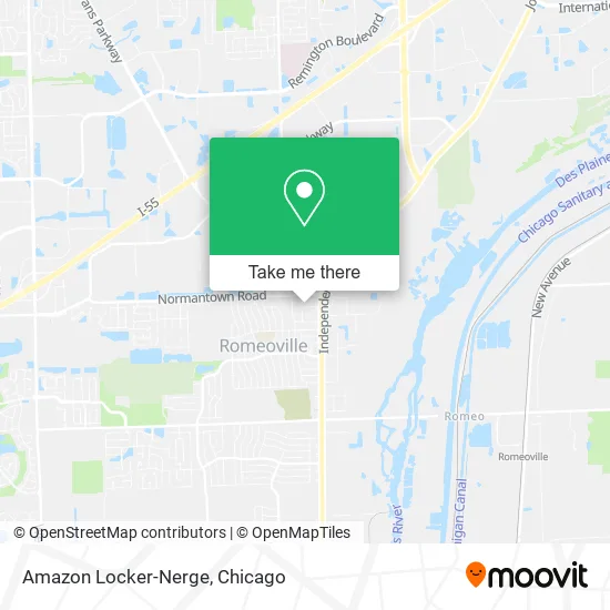 Amazon Locker-Nerge map