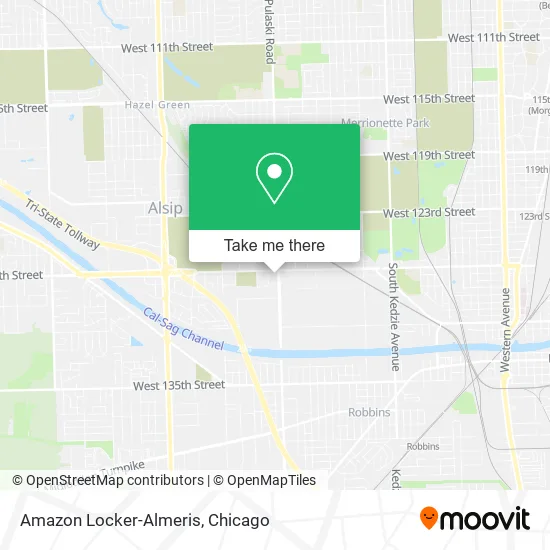 Amazon Locker-Almeris map