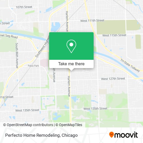 Perfecto Home Remodeling map