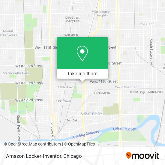Mapa de Amazon Locker-Inventor