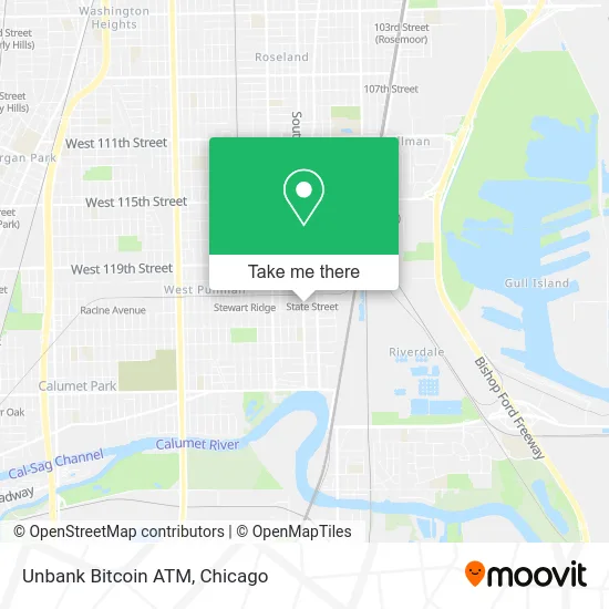 Unbank Bitcoin ATM map