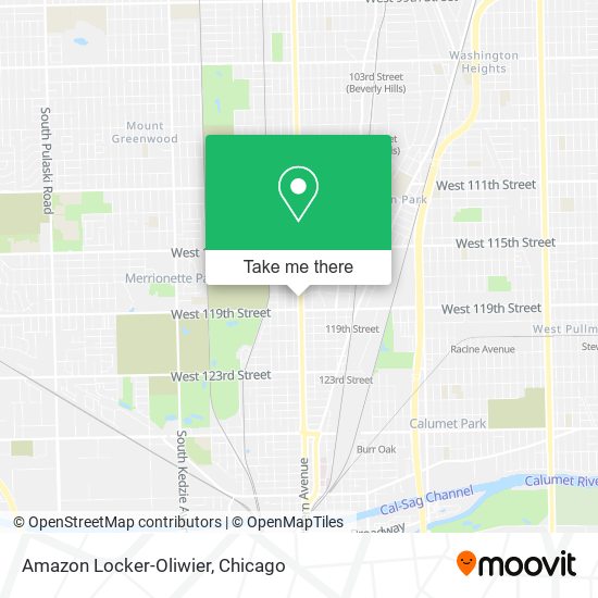Amazon Locker-Oliwier map