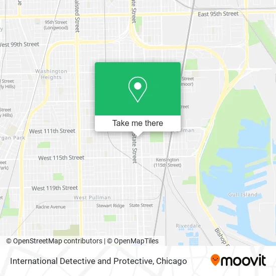 International Detective and Protective map