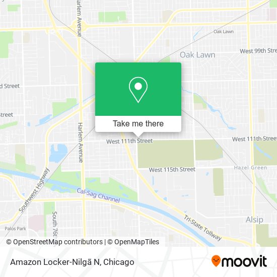 Amazon Locker-Nilgã N map