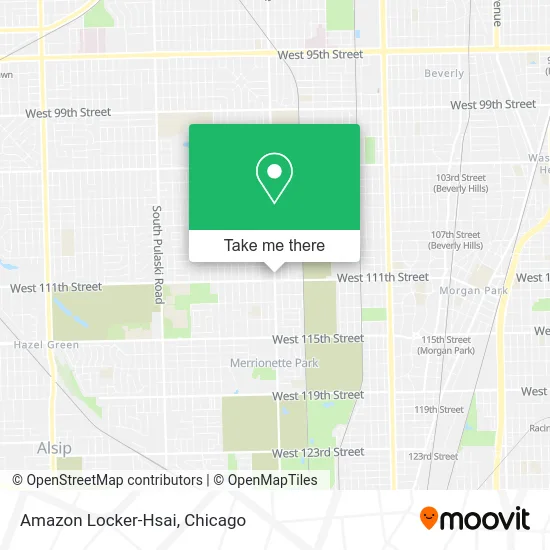 Amazon Locker-Hsai map