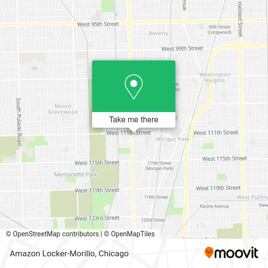 Amazon Locker-Morillo map