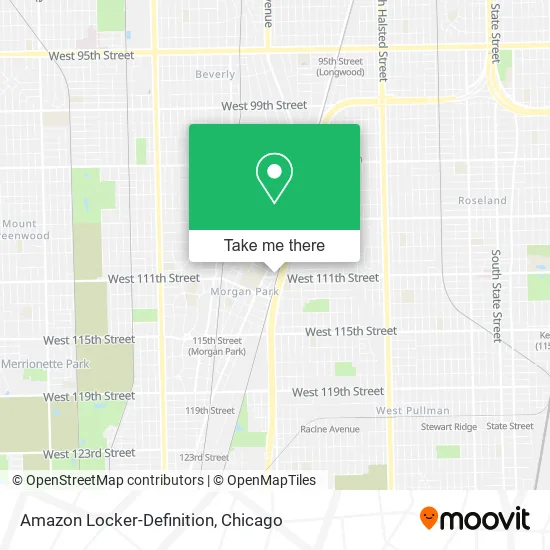 Amazon Locker-Definition map