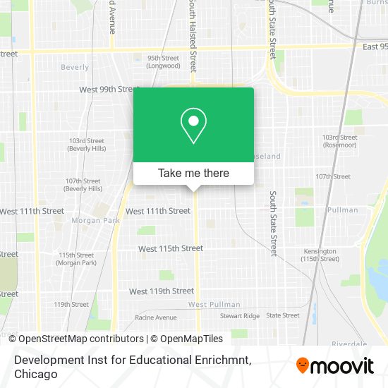 Development Inst for Educational Enrichmnt map