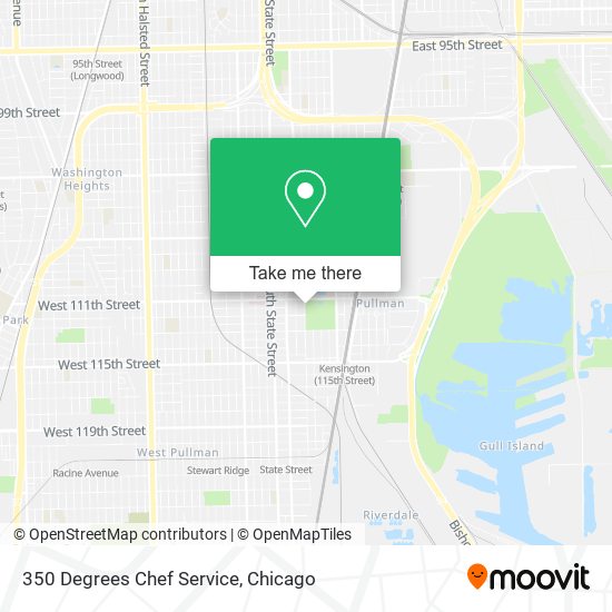 Mapa de 350 Degrees Chef Service