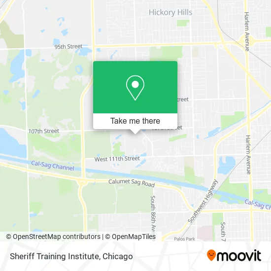 Sheriff Training Institute map