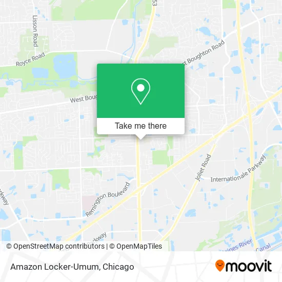 Amazon Locker-Umum map