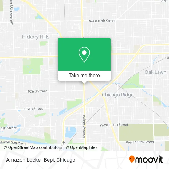 Amazon Locker-Bepi map