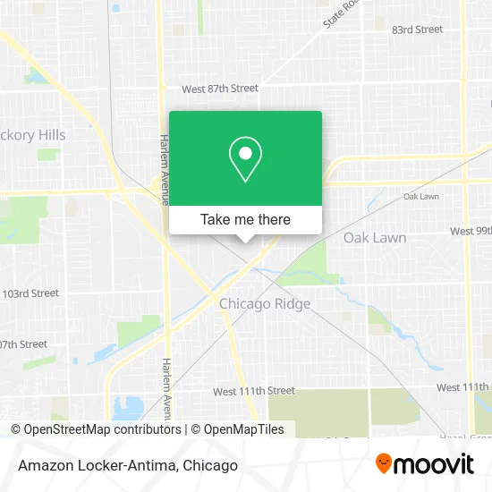 Amazon Locker-Antima map