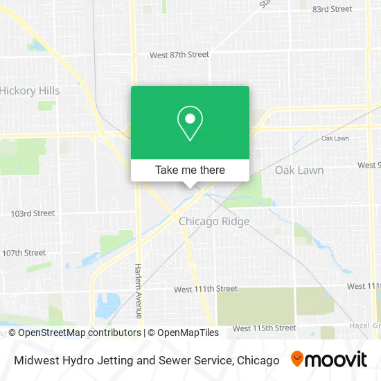 Midwest Hydro Jetting and Sewer Service map