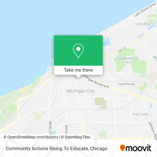 Community Actions Rising To Educate map