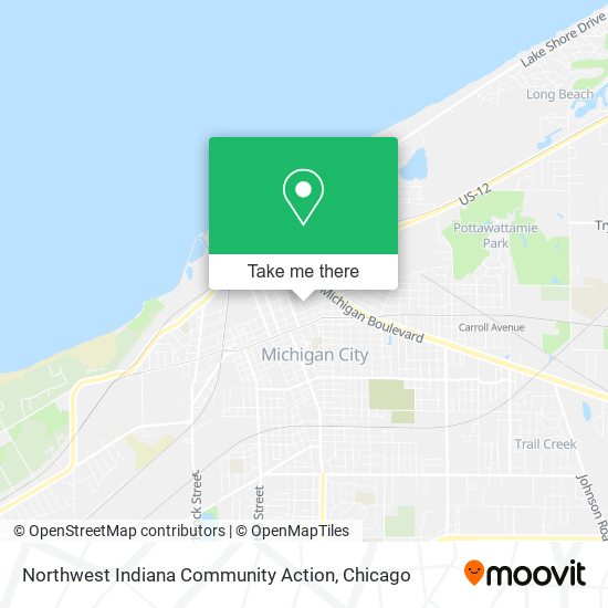 Mapa de Northwest Indiana Community Action