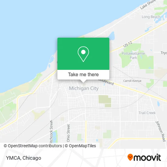 YMCA map