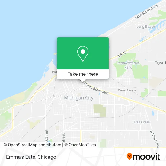Emma's Eats map