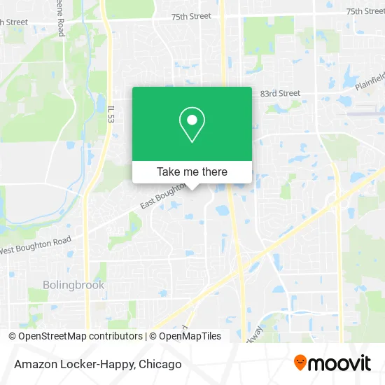 Amazon Locker-Happy map