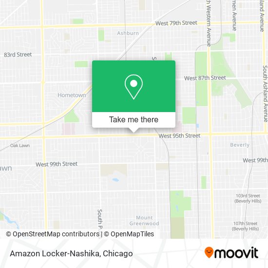 Mapa de Amazon Locker-Nashika