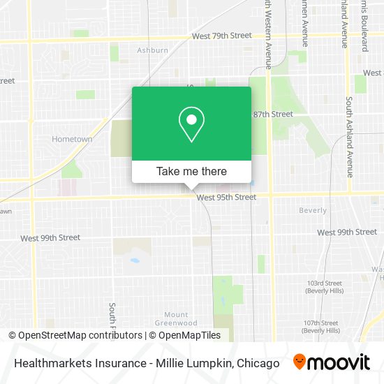 Healthmarkets Insurance - Millie Lumpkin map