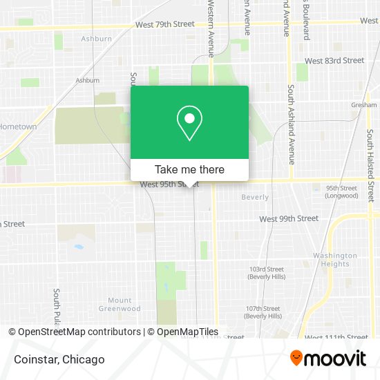 Mapa de Coinstar