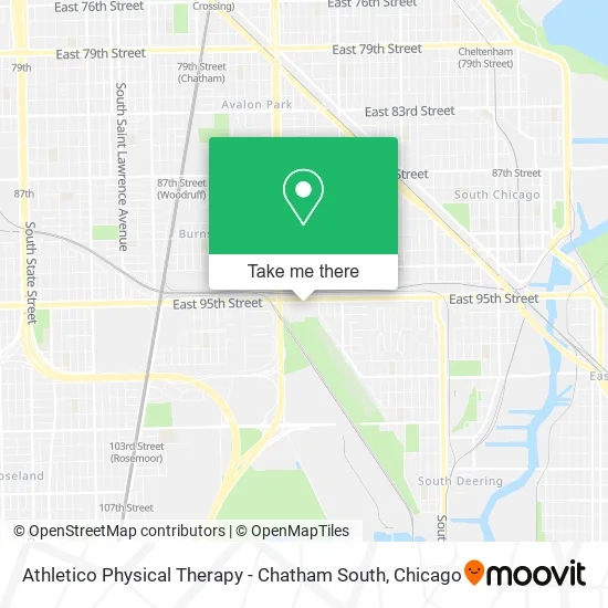 Athletico Physical Therapy - Chatham South map