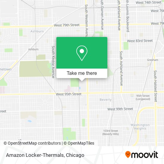 Mapa de Amazon Locker-Thermals