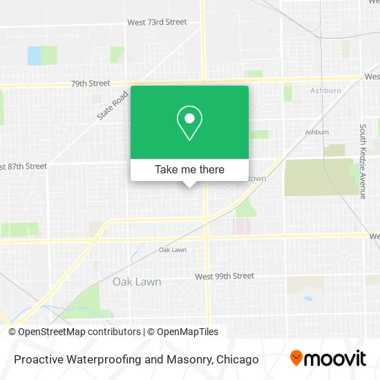 Proactive Waterproofing and Masonry map