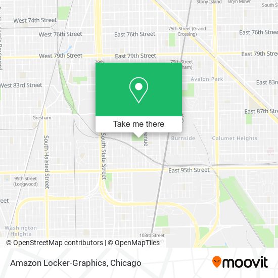 Mapa de Amazon Locker-Graphics