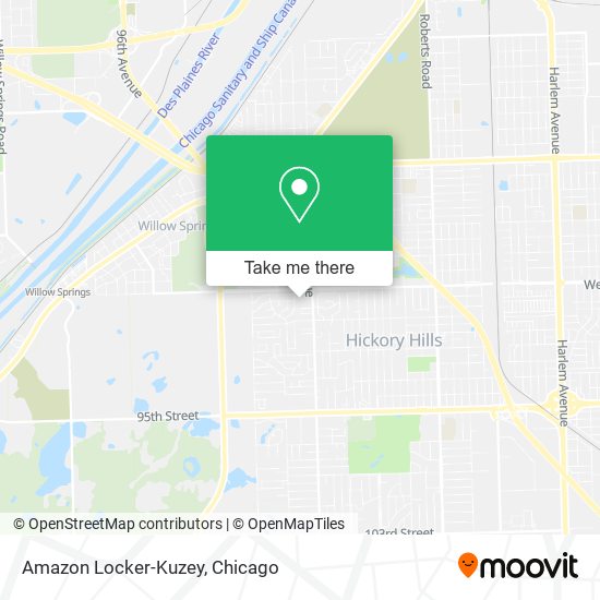 Amazon Locker-Kuzey map