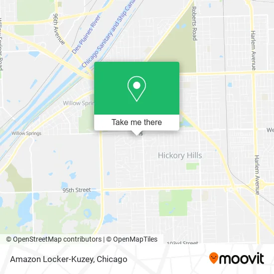 Mapa de Amazon Locker-Kuzey