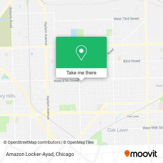Mapa de Amazon Locker-Ayad