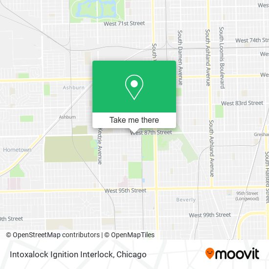 Mapa de Intoxalock Ignition Interlock
