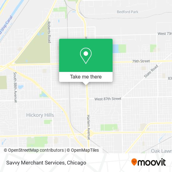 Savvy Merchant Services map