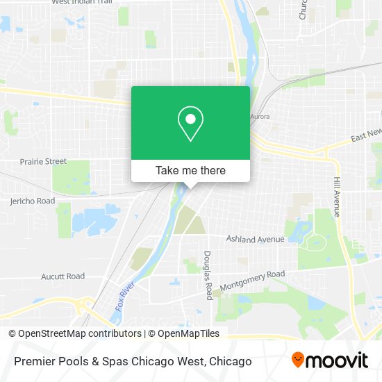 Premier Pools & Spas Chicago West map