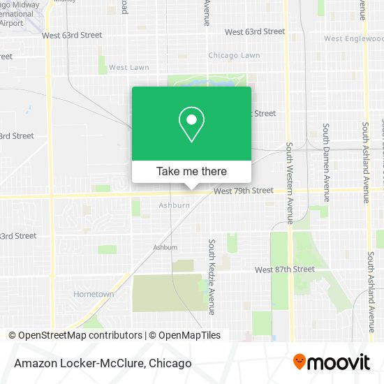 Amazon Locker-McClure map