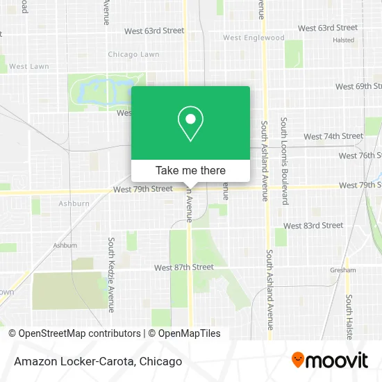 Amazon Locker-Carota map