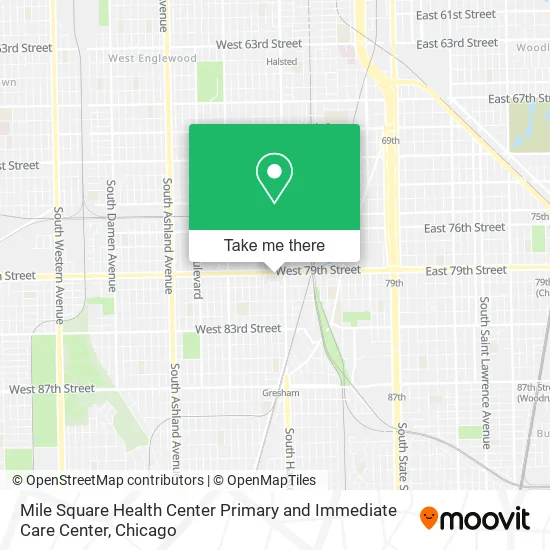 Mile Square Health Center Primary and Immediate Care Center map