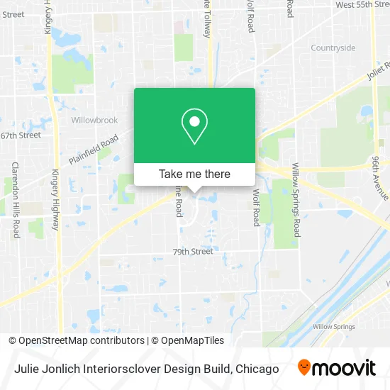 Julie Jonlich Interiorsclover Design Build map