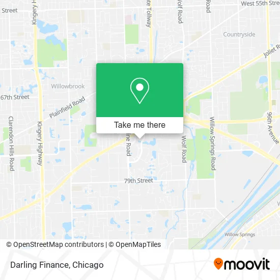 Darling Finance map