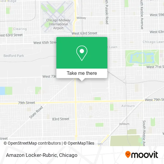 Amazon Locker-Rubric map